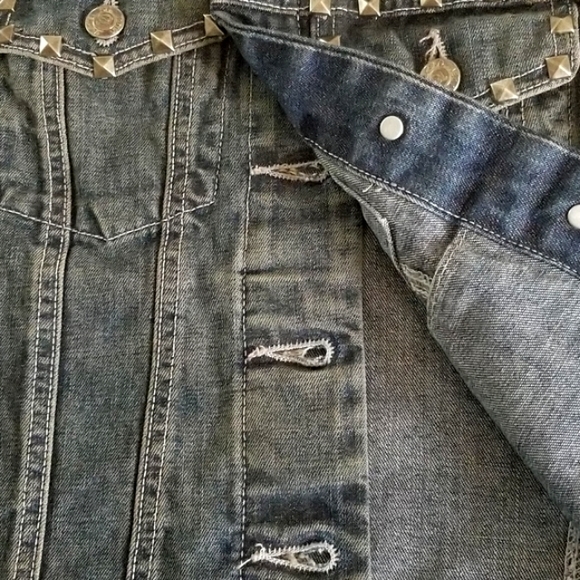 Polo Jeans Co. Ralph Lauren Denim Vest With Studs - Picture 4 of 5